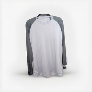 Patagonia Performance Baselayer Capilene Shirt Mens Large Black Long Sleeve Grey
